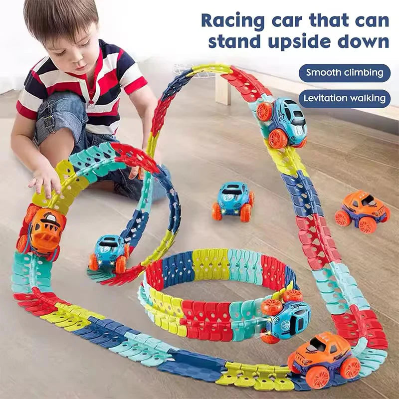 3D Glow Racing Track Set