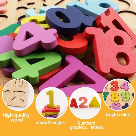 Wooden Alphabets for Kids