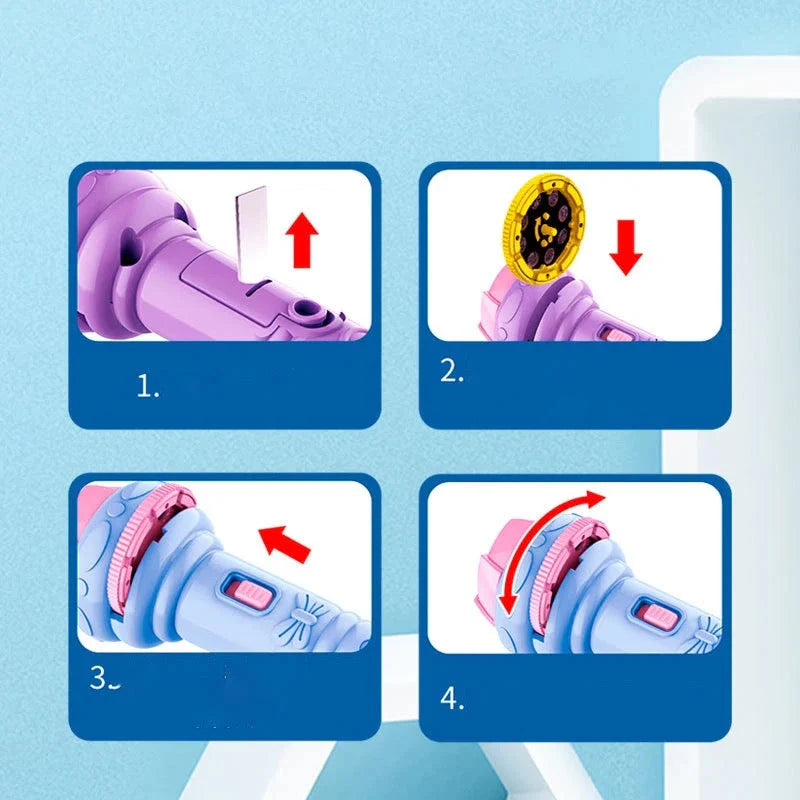 Projector Flashlight Torch for Kids