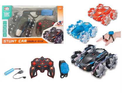 2-in-1 Remote Control Stunt Car with Watch