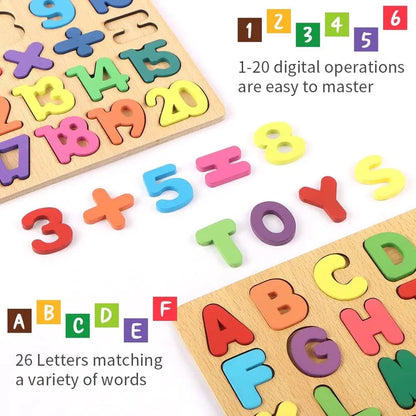 Wooden Alphabets for Kids